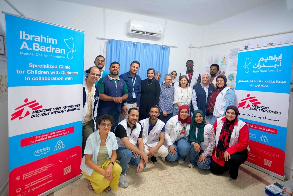 Dans une clinique spécialisée pour les enfants atteints de diabète de type 1 au Caire, MSF collabore avec la Fondation caritative Ibrahim A. Badran pour intégrer la sécurité des patients à toutes les étapes de la prise en charge. Juin 2026 ©MSF
