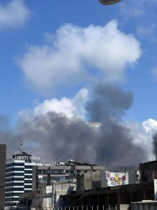 Vue de Beirut après une frappe Israélienne. Avril 2026 ©MSF