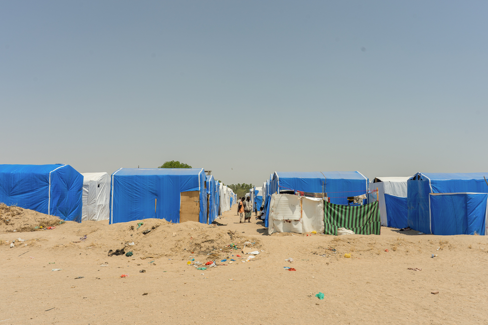 À l’extrémité du camp, derrière l’école, se trouve l’extension du camp où se sont installées environ 150 familles récemment déplacées. Yemen, Aden, octobre 2026©Alexandre Marcou/MSF